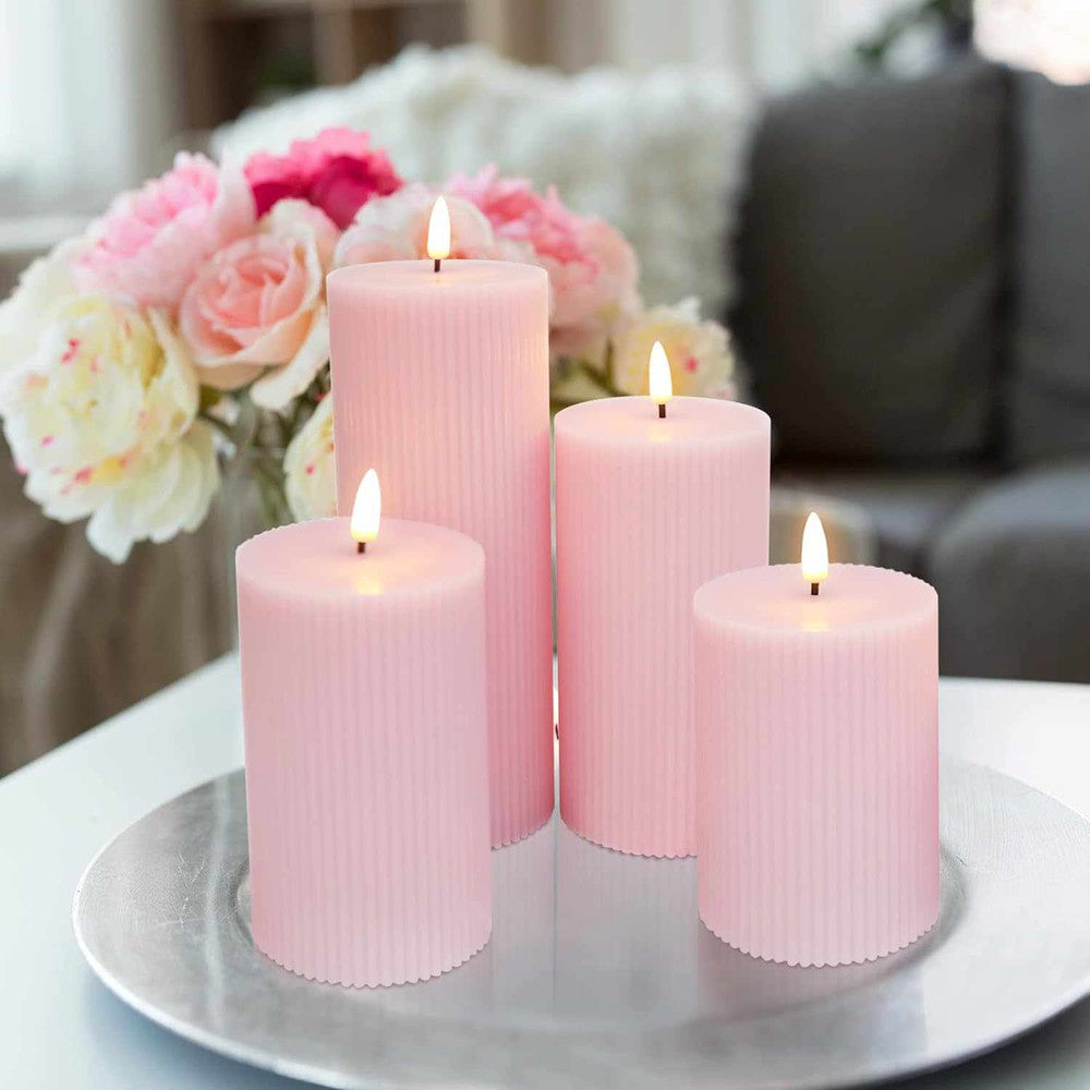 Pink candles hotsell