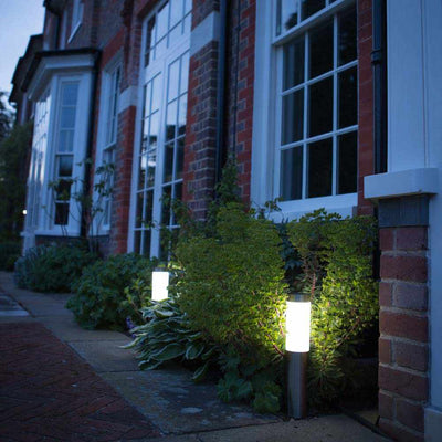 Essex Solar Post Lights Silver