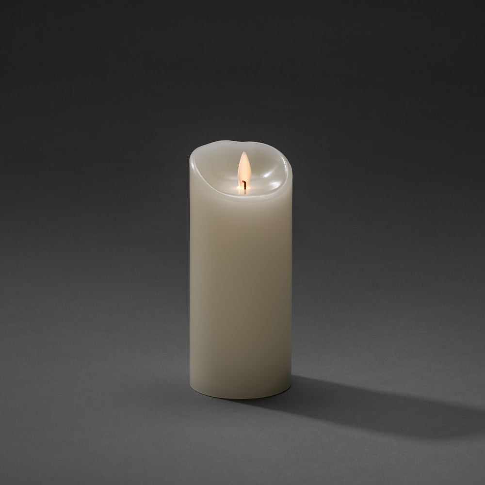 3D Wax Candles Ivory White