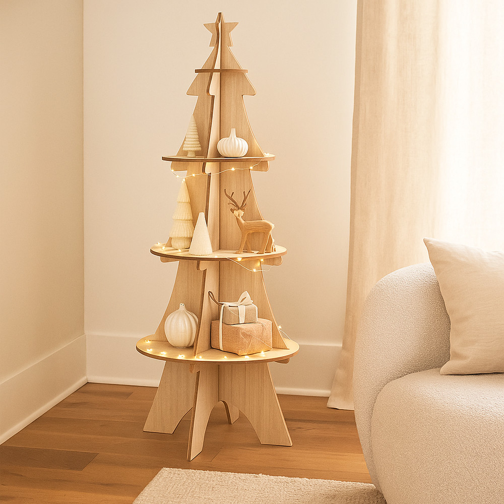 Wooden Xmas Tree Large