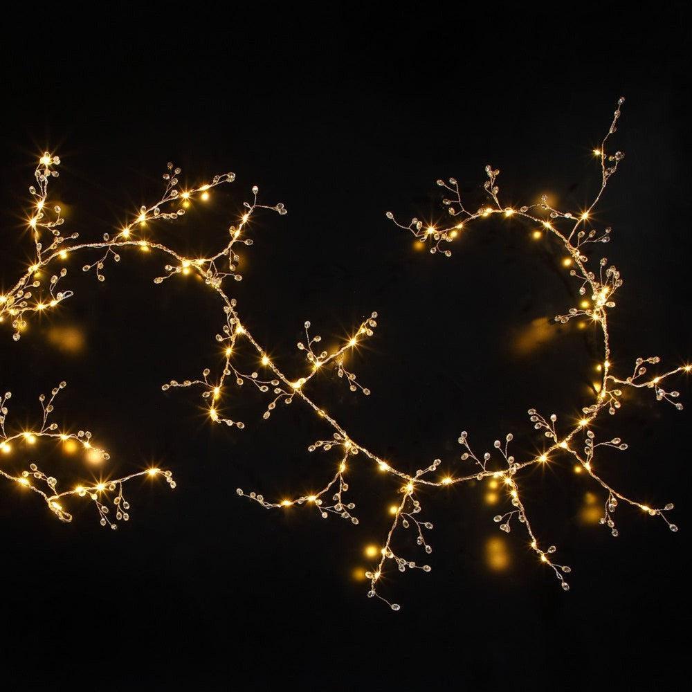 Gold Jewelled Garland Light