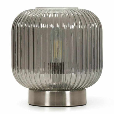 Brushed Chrome Battery Table Lamp