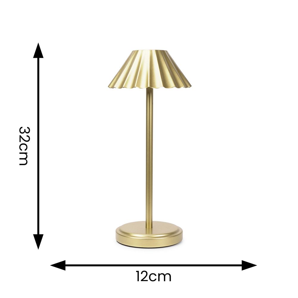 Avery Rechargeable Table Lamp Gold