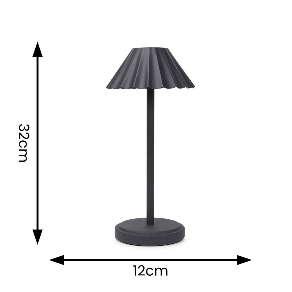 Avery Rechargeable Table Lamp Black