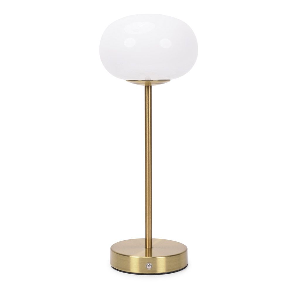 Emmy Rechargeable Table Lamp Antique Brass