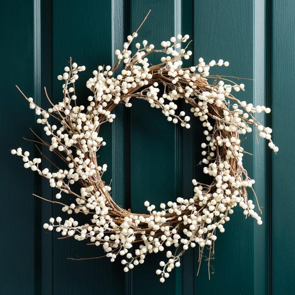 White Berry Wreath