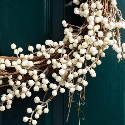 White Berry Wreath