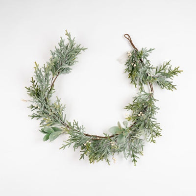 Pre-Lit Lambs Ear Garland