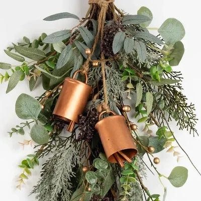 Artificial Rustic Swag with Bells