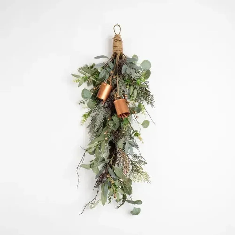 Artificial Rustic Swag with Bells