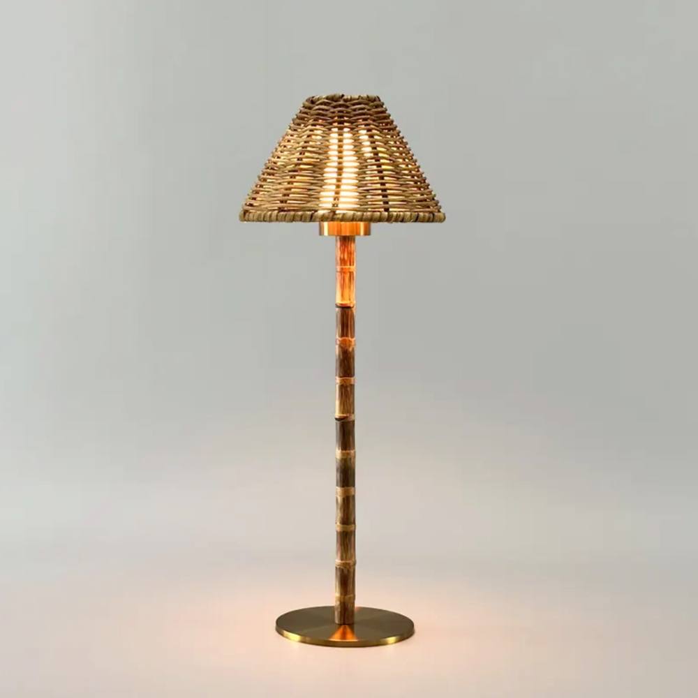 3x Bamboo Rattan Lights 12x Table Starburst x24 Starburst Tealights