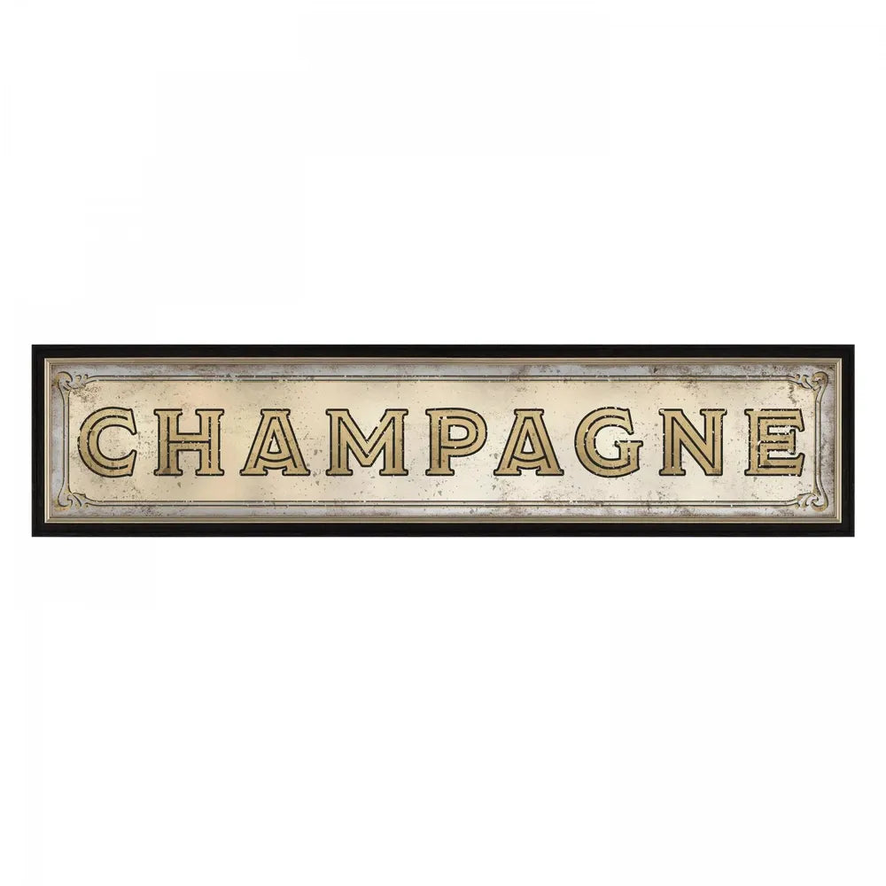 Champagne Mirrorred Art