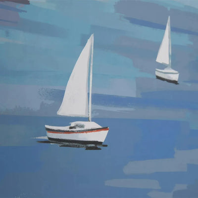 On the Breeze Framed Canvas