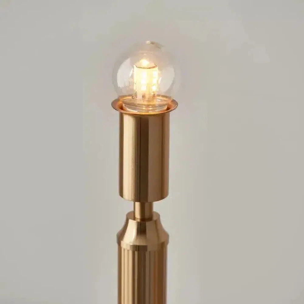 Trobridge Rechargeable Table Lamp Base Aged Brass