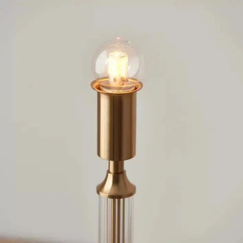 Morton Rechargeable Table Lamp Brushed Aged Brass