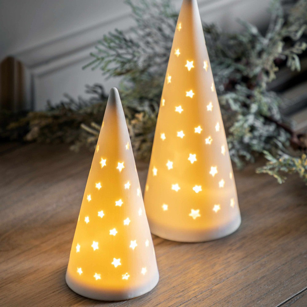 x2 Twinkle Trees with LED White