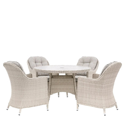 Holton 4 Seater Round Dining Set