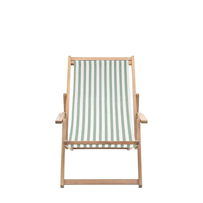 Creta Deck Chair Stripe Green