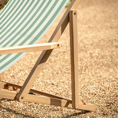 Creta Deck Chair Stripe Green