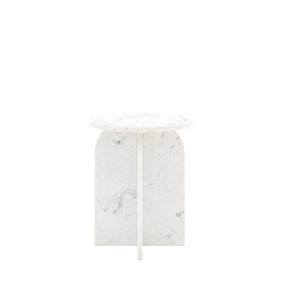 Amalfi Side Table White