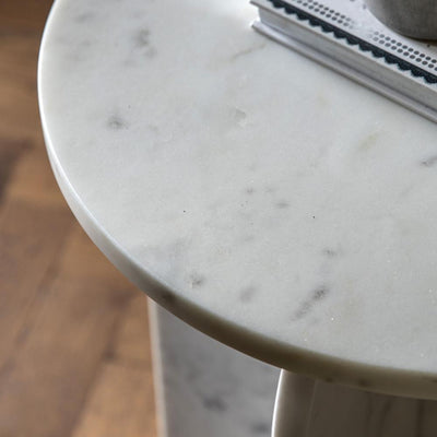 Amalfi Side Table White