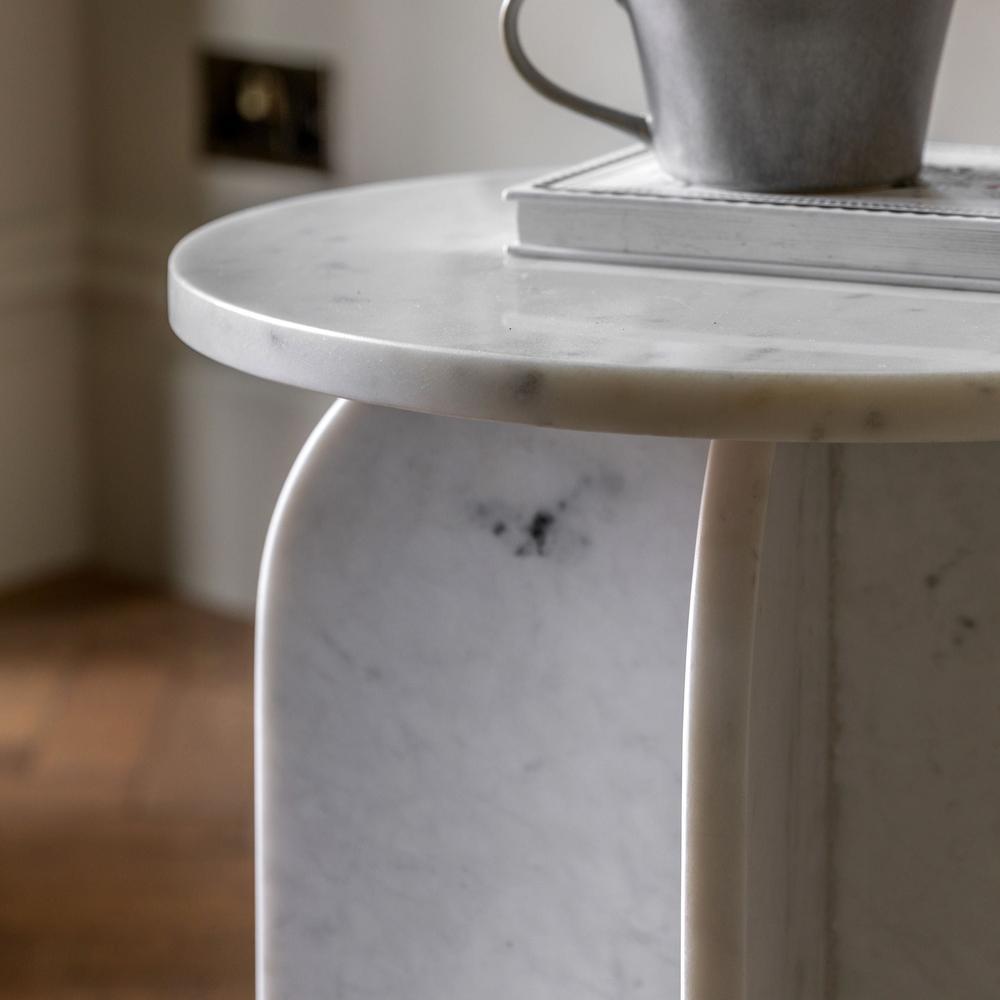 Amalfi Side Table White