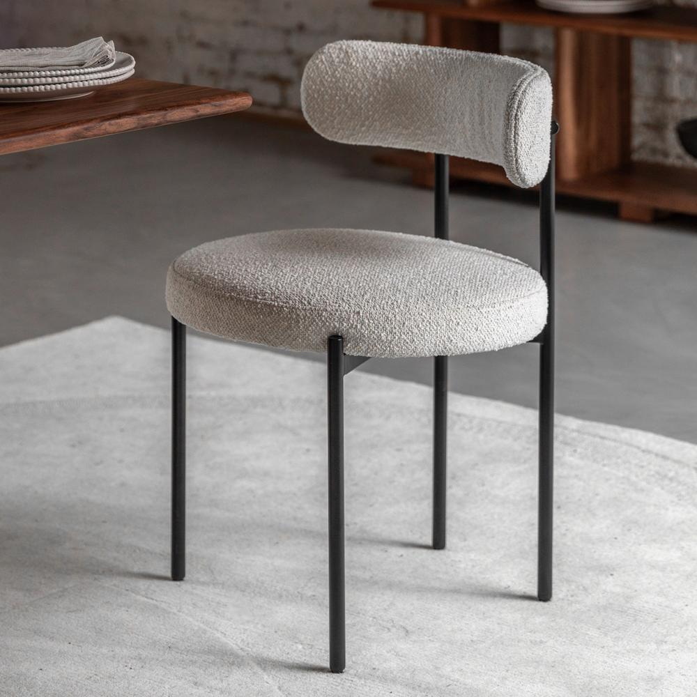 x2 Aveley Dining Chairs Vanilla
