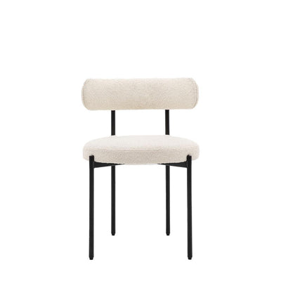 x2 Aveley Dining Chairs Vanilla