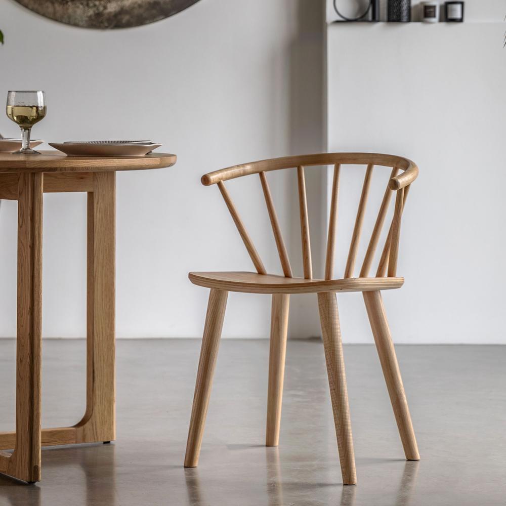 x2 Craft Dining Chairs Natural