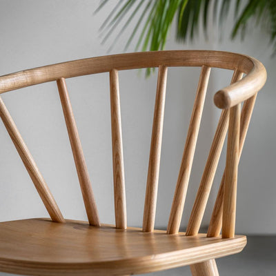 x2 Craft Dining Chairs Natural