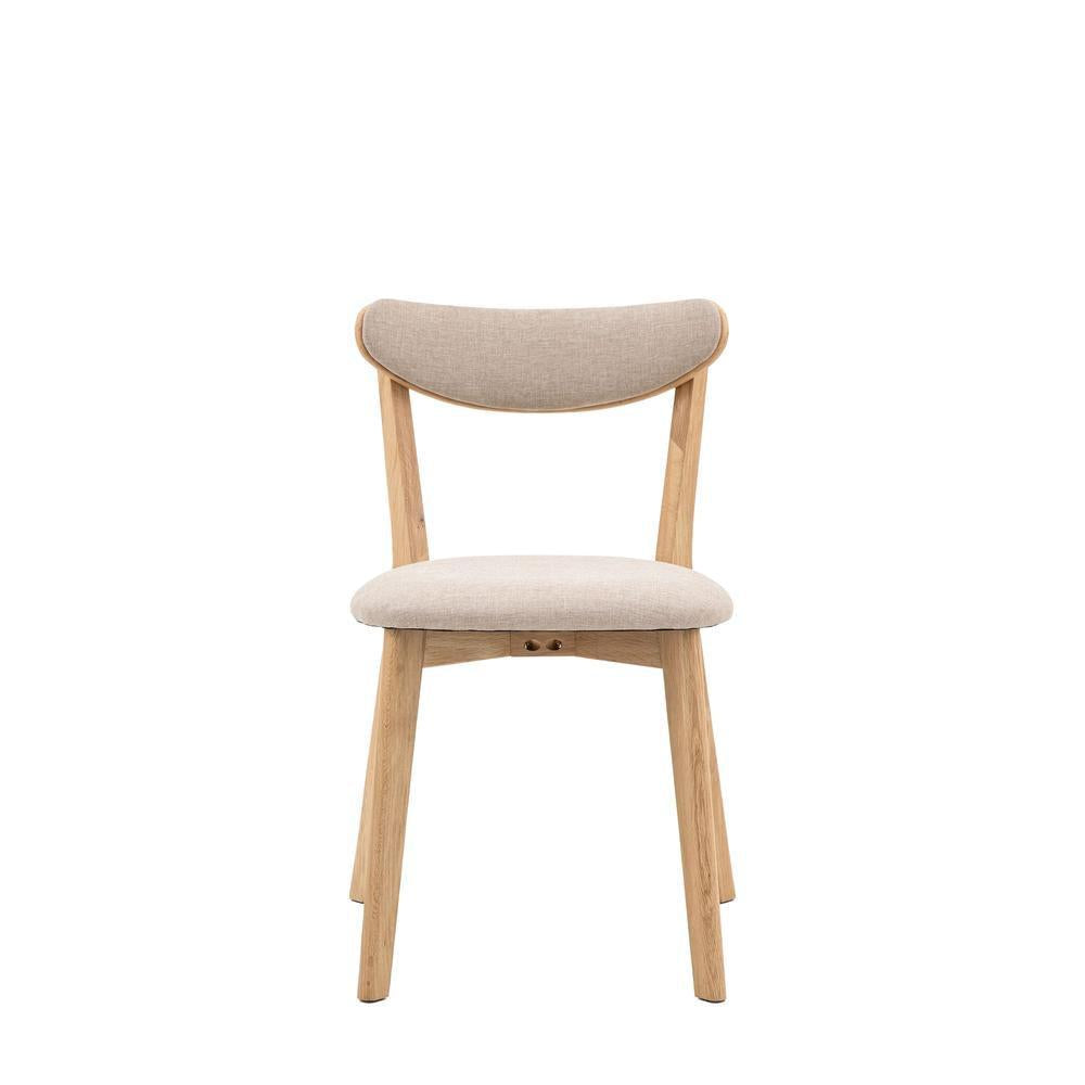 x2 Hatfield Dining Chairs Natural