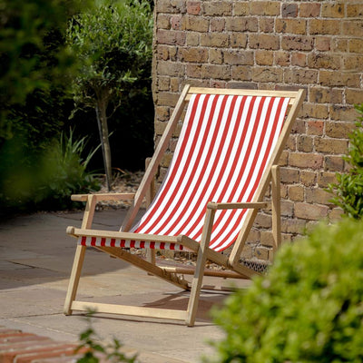 Creta Deck Chair Red