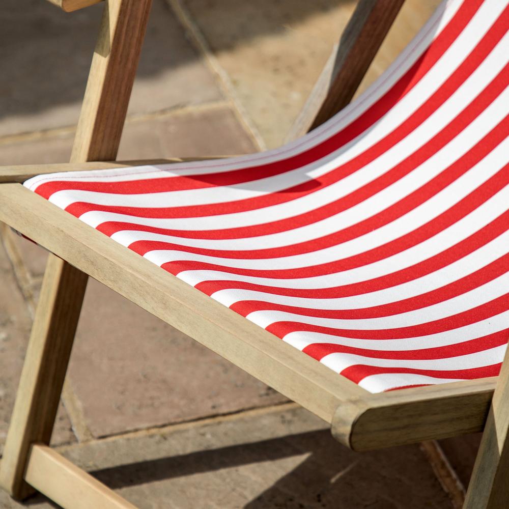 Creta Deck Chair Red