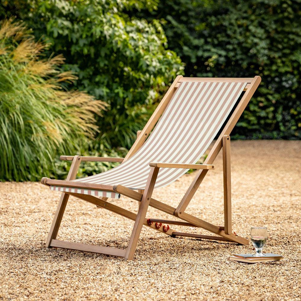 Creta Deck Chair Clay Stripe