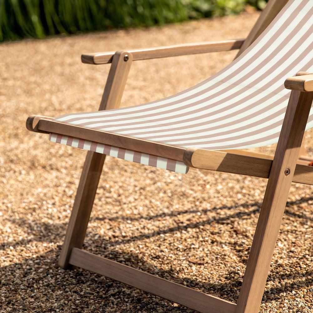 Creta Deck Chair Clay Stripe