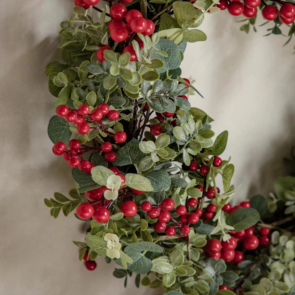 Windsor Wine Red Berry Wreath