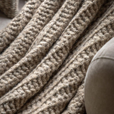 Luxury Melange Knit Throw