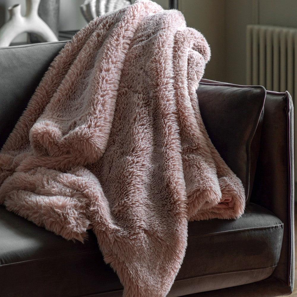 Juniper Faux Fur Throw Small