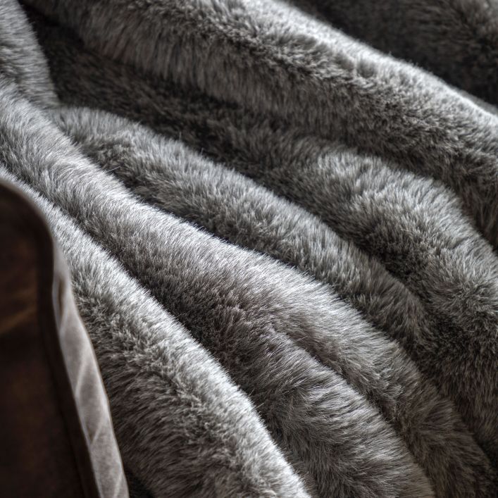 Roscose Faux Fur Throw Small