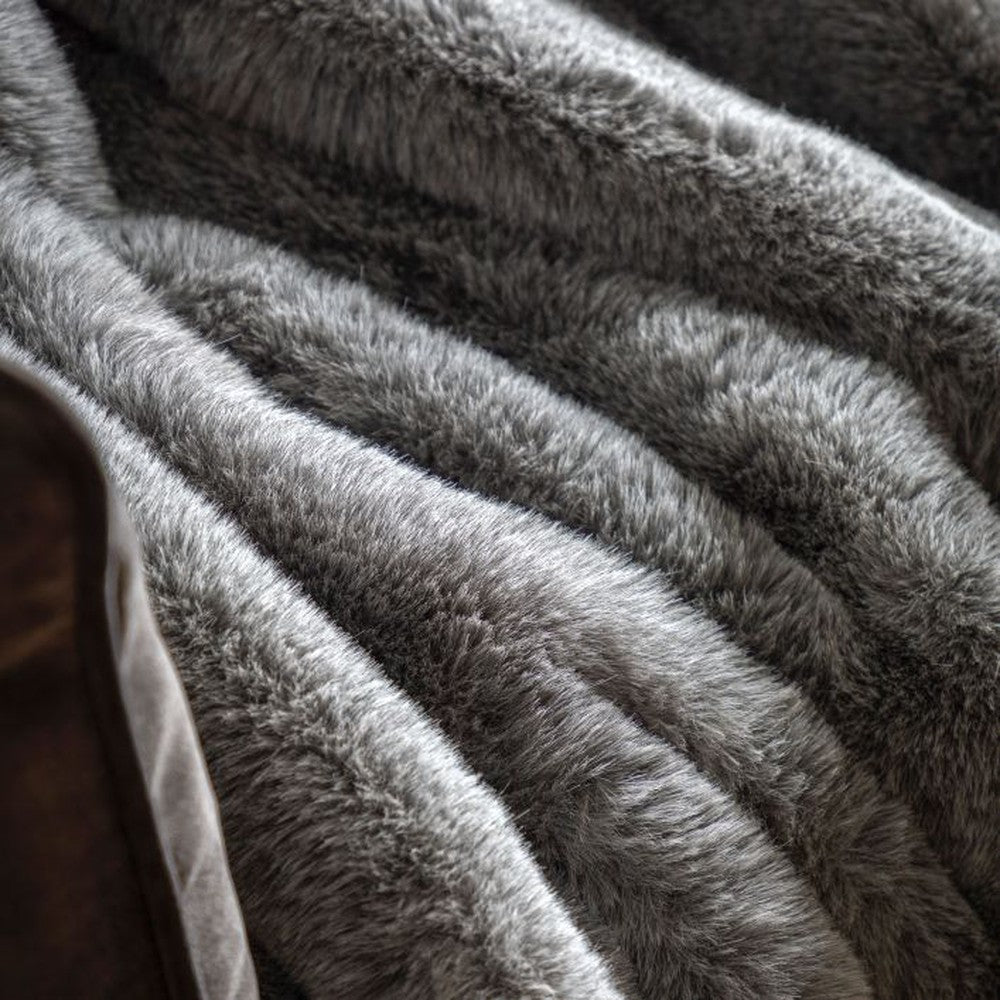 Roscose Faux Fur Throw Large