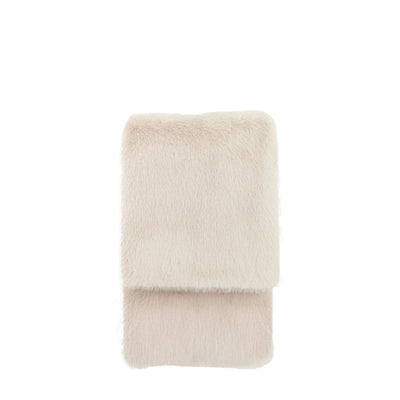 Maple Faux Fur Throw Small