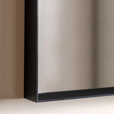 Holworth Overmantle Mirror Black