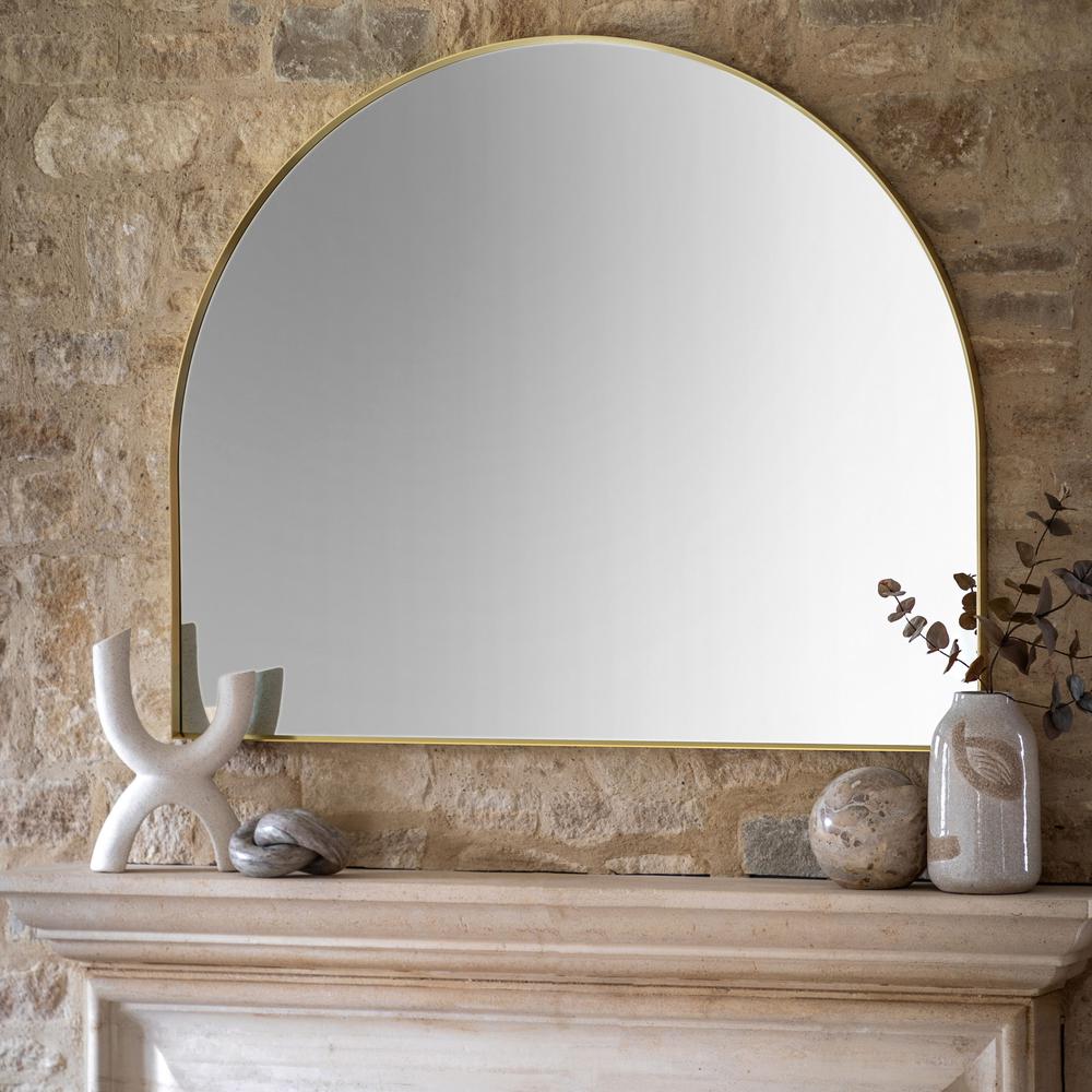 Holworth Overmantle Mirror Gold