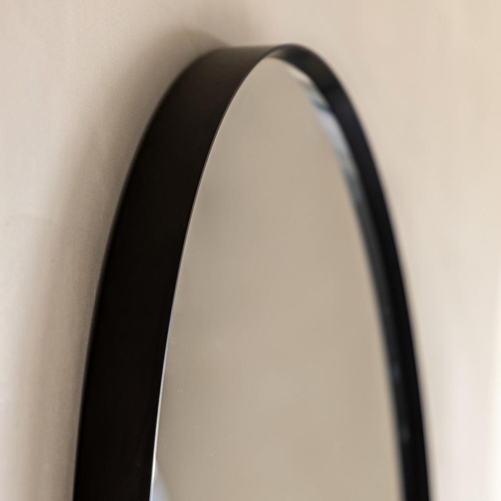 Holworth Pebble Mirror Black Large