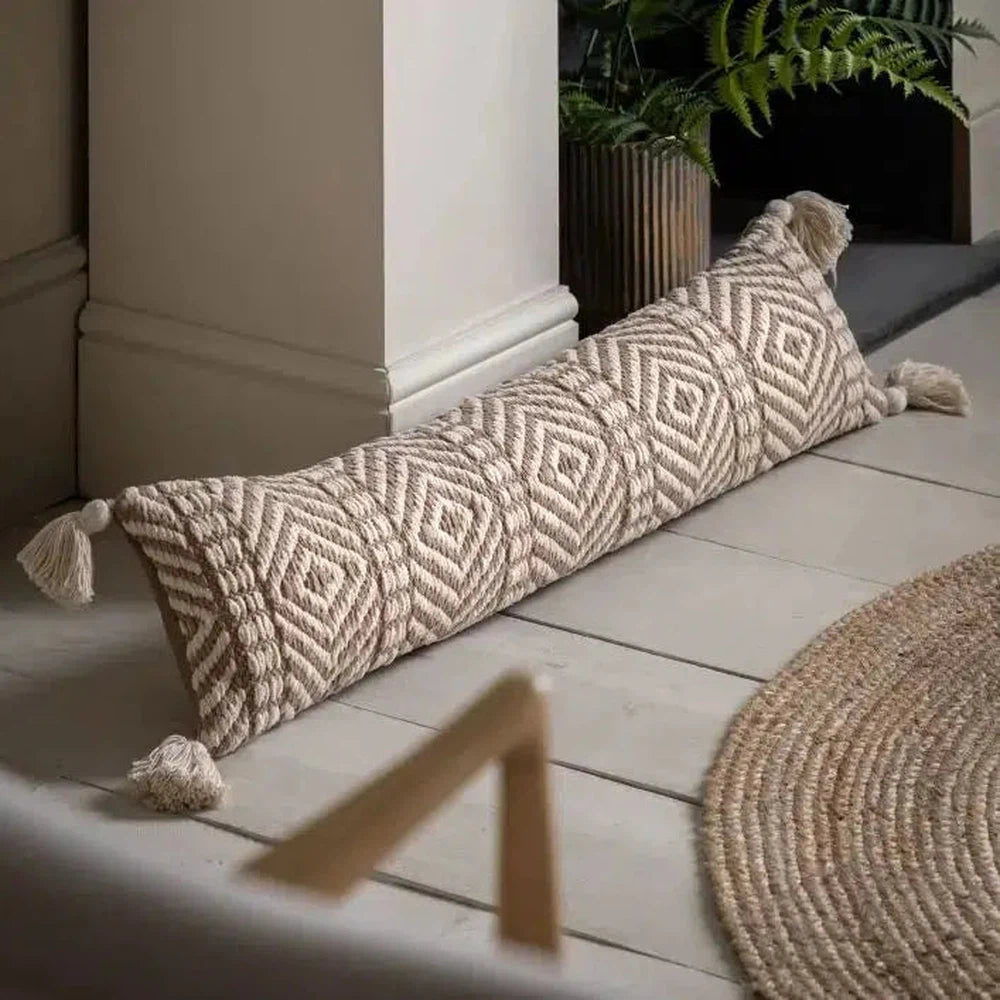 Thea Woven Draught Excluder Cream