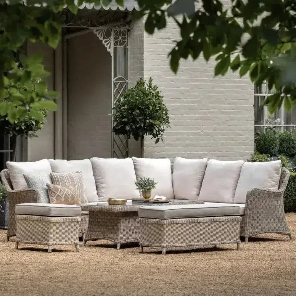 Ascot Corner Dining Set With Rising Table