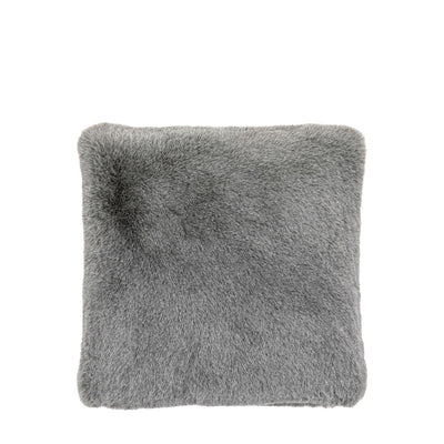 Roscose Faux Fur Cushion Grey