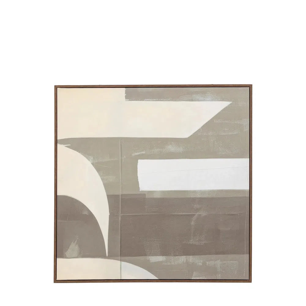 Concreta Abstract Framed Canvas