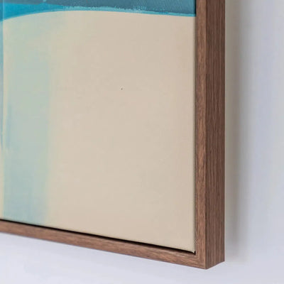 Topaz Abstract Framed Canvas