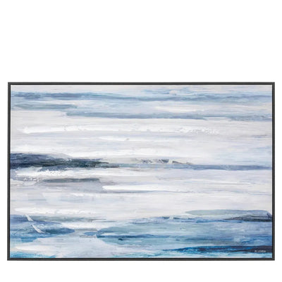 Tidal Scape Framed Canvas